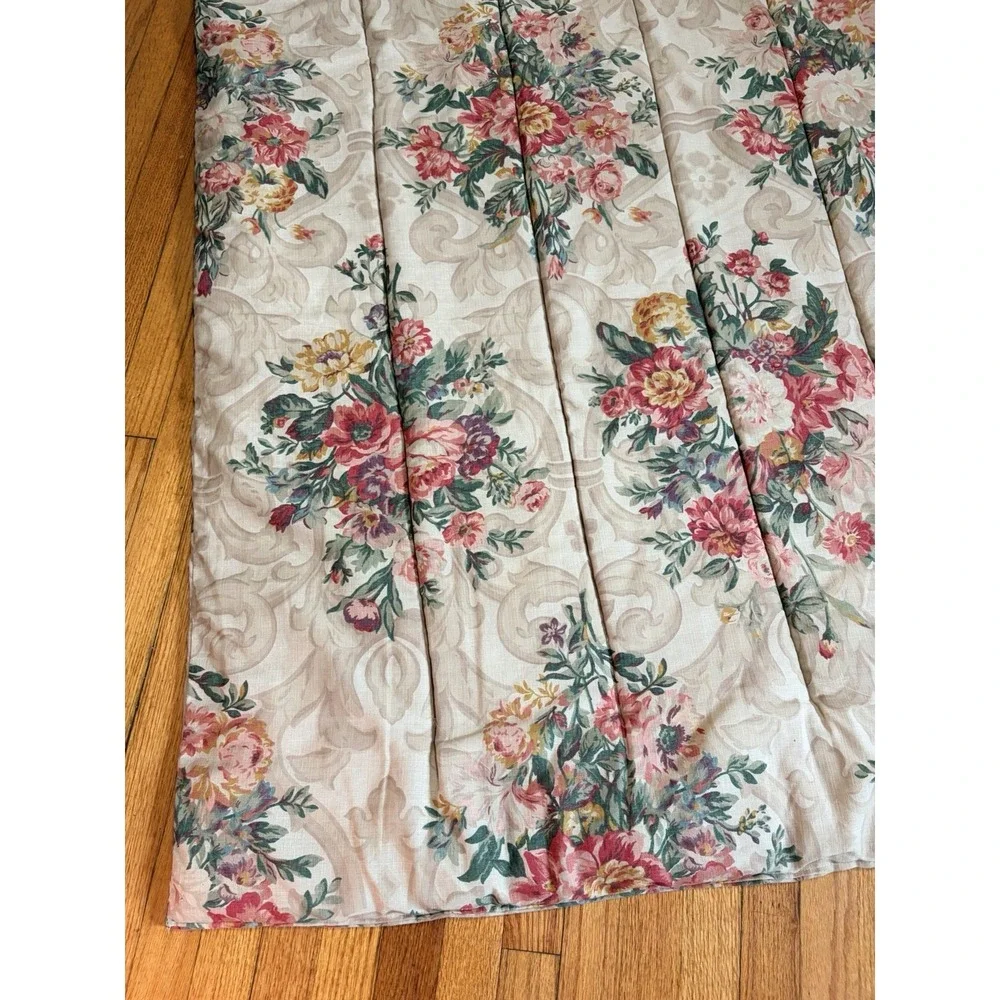 Vintage Ralph Lauren Elsa Grasslands Floral Yellow Floral Twin Comforter